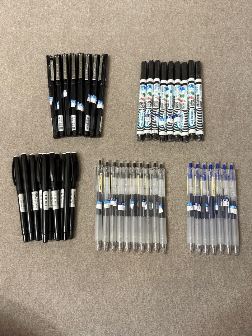 SKB1.0中性筆、Tempo 0.5經典中性筆（粗奇異筆售完）