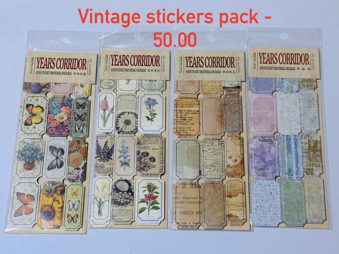 TAKE ALL Stationeries stationery set stickers for journaling (Category: Stationery & School Supplies) located in Quezon City. Submitted by queerlady (Listing ID 1368366649, Image 3). Description: Pls see each photo for prices All brand new Rfs: shop closed Location: Novaliches.