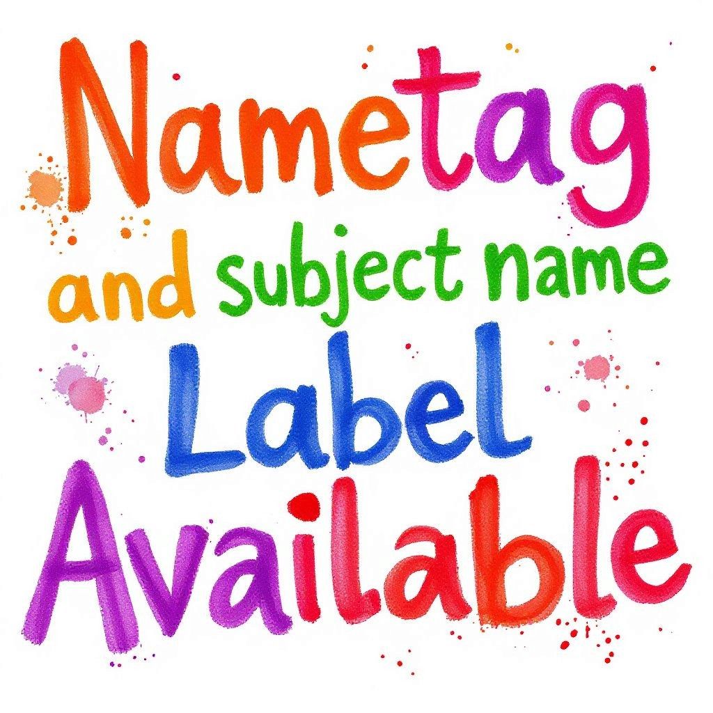 Subject/Name Label Sticker (Category: Stationery & School Supplies) located in Paranaque City. Submitted by jhie_jhie (Listing ID 1368282235, Image 1). Description: subject/name label sticker photo sticker to order send 👉complete name 👉grade/Section 👉teacher 👉subjects 👉theme/character P50 also available nametag laminated with lace P70 Location: Brgy San Isidro paranaque MADE TO ORDER NO RUSH PLS.