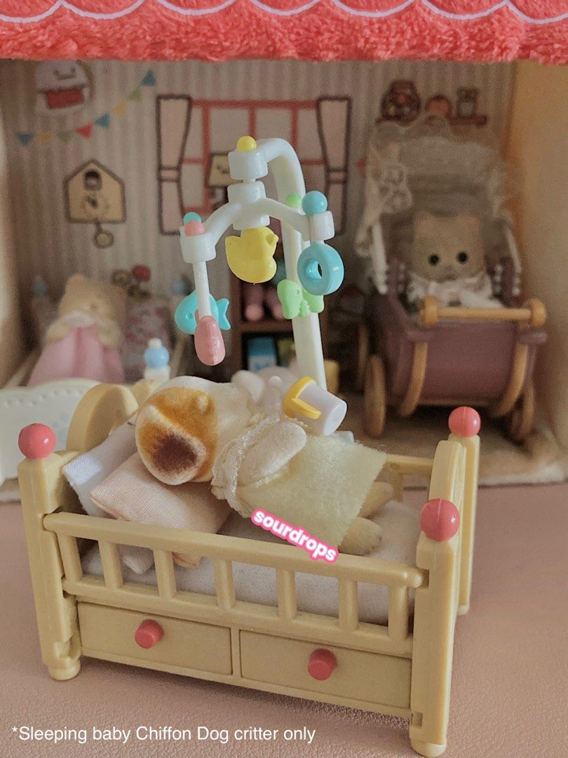 Sylvanian Families Sleeping Baby Chiffon Dog Critter (Category: Figurines & Statues) located in Pasig City. Submitted by sourdrops (Listing ID 1368336451, Image 1). Description: - Minimal chipping of flock at the back of the ear - Chipped off flock at the very end of feet - Need minimal cleaning ❗️IMPORTANT❗️ 🌸 Reservations: dp of 50php minimum - will only mark as reserved after initial pay - no refund for cancelled reservation - strictly cancel