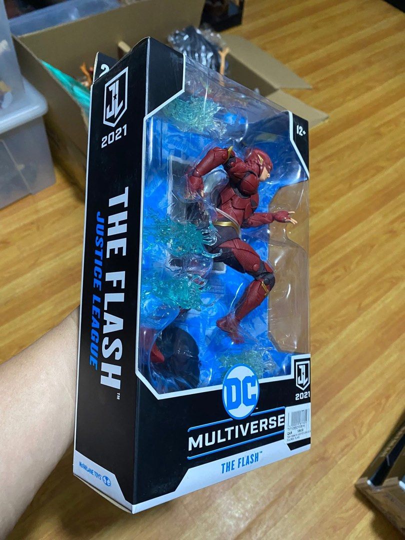 The Flash (Category: Figurines & Statues) located in Taytay. Submitted by michidc (Listing ID 1368237004, Image 1). Description: Flash 7.5” tall Fully Articulated With base With card 1,xxx only Authentic By: McFarlane Toys Sealed MISB Bought from Qatar. As is where is What you see is what you get Valley 06, Parañaque Pick up Lalamove Shipping via Flash add 150 Shipping via LBC add 290.