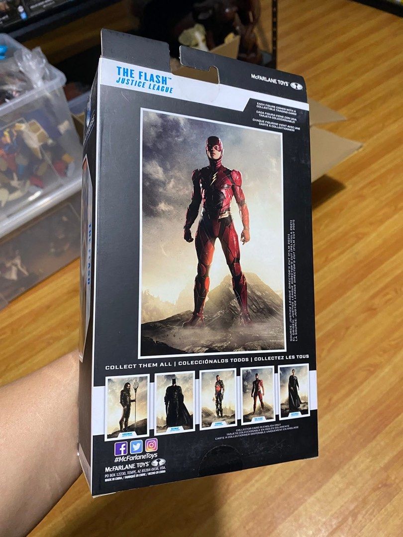 The Flash (Category: Figurines & Statues) located in Taytay. Submitted by michidc (Listing ID 1368237004, Image 3). Description: Flash 7.5” tall Fully Articulated With base With card 1,xxx only Authentic By: McFarlane Toys Sealed MISB Bought from Qatar. As is where is What you see is what you get Valley 06, Parañaque Pick up Lalamove Shipping via Flash add 150 Shipping via LBC add 290.