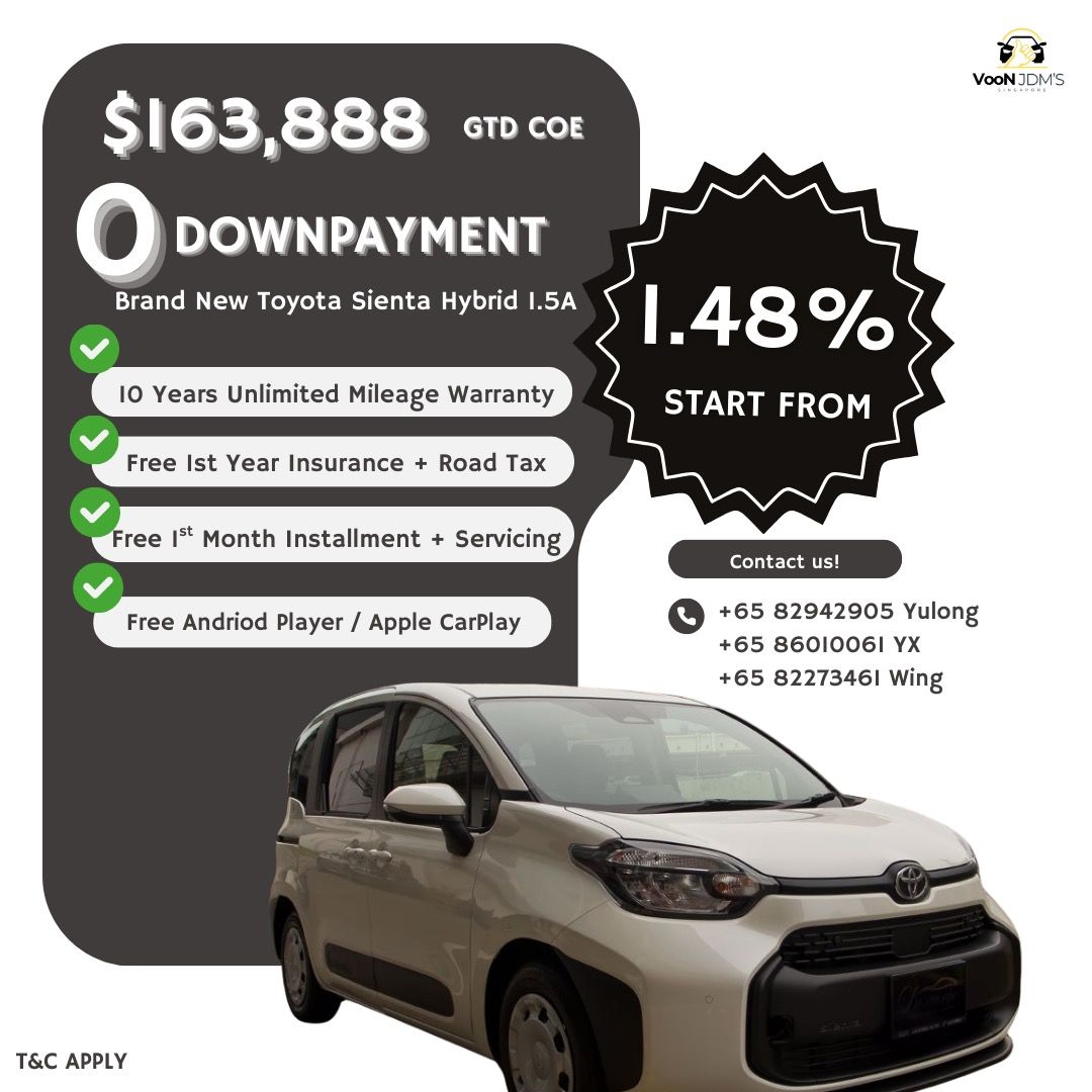 Toyota Sienta Hybrid 1.5A628726822631701119