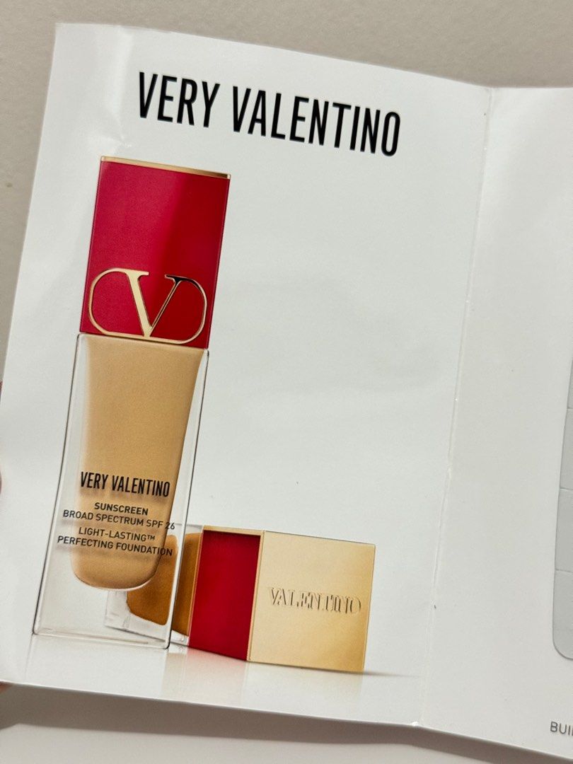 Valentino Perfecting Foundation (Sample) (Category: Makeup) located in Cavite. Submitted by mfcenv (Listing ID 1368354103, Image 2). Description: This is a sample / trial only. Folds are due to storage, but never been used. MOP: Gcash/Maya/Bank Transfer Feel free to dm for more details 🤍 .