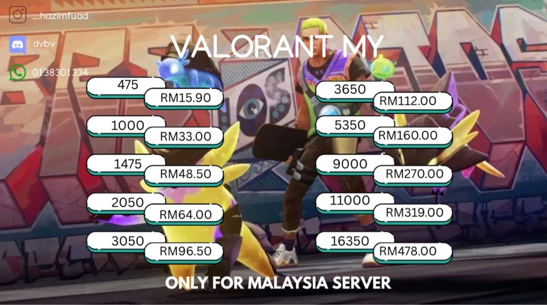 Valorant Point (Category: Others) located in Shah Alam. Submitted by hzimaqil (Listing ID 1365870607, Image 1). Description: .