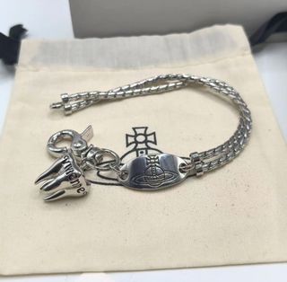 💜Vivienne Westwood 西太后薇薇安 牙齒 土星 手鏈 手鍊 生日禮物 節日 情人節 Bracelet Birthday Gift Holiday Valentine's Day64233370210050110