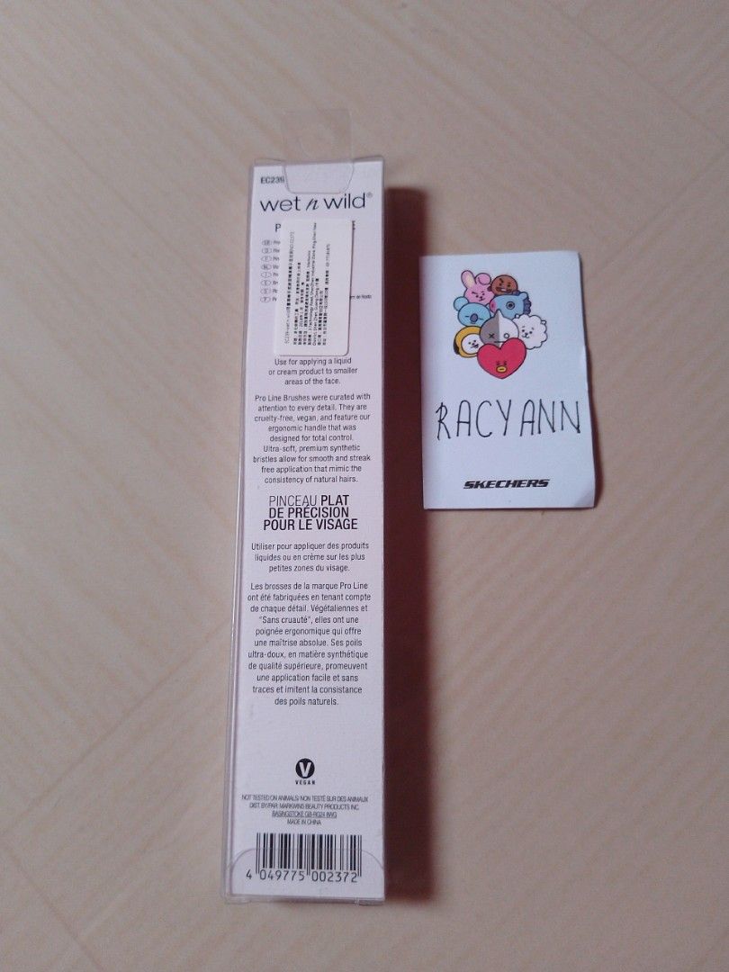 Wet n Wild Pro Brush Line - Precision Flat Face Brush (Category: Makeup) located in Rizal. Submitted by reyshishibal (Listing ID 1368307653, Image 3). Description: - brandnew and SEALED - authentic official, scan the barcode to check authenticity - est sf if jnt: around 50 only ✅installment (original price+ 100) in 2 months 🌸MOP: G/cash 🌸MOD: JnT or lalamove/SDD @icysellz on carou/sel @raeseashellz on sho/pee.