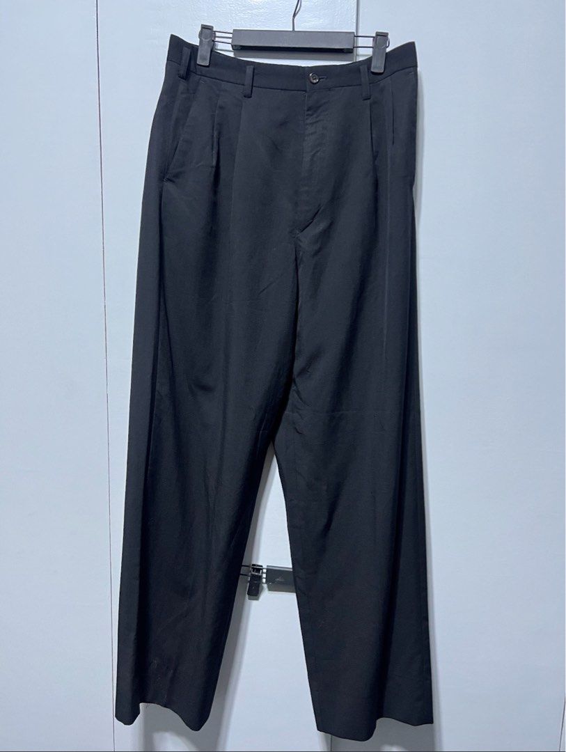 Yohji Yamamoto x Y’s for Men Wool Trousers (Category: Trousers) located in Makati City. Submitted by blkscndl (Listing ID 1368237870, Image 1). Description: size is L - fits 30 waist lining is cupro +sf.