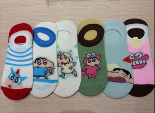 Crayon Shin-chan Crew Socks 6 Pairs Set629785911783701120