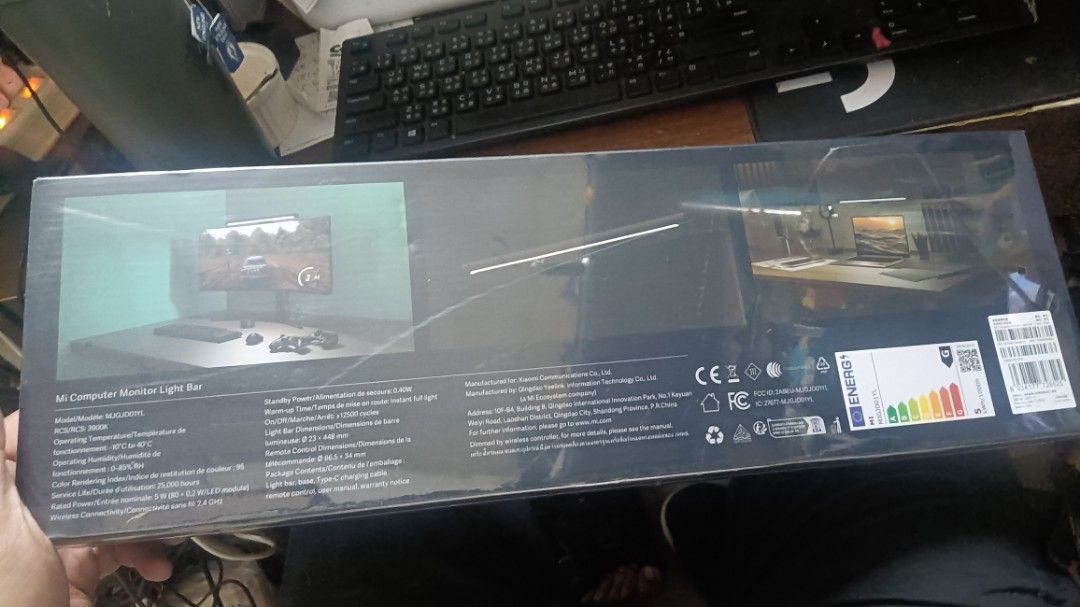 由 jason07191 (刊登 ID 1368514864，圖片 2) 提交，位於 桃園市 (Taoyuan) 的 全新未拆小米螢幕掛飾燈 (類別：桌上電腦或筆記型電腦)，說明：全新未使用 可平鎮分局對面全家自取。