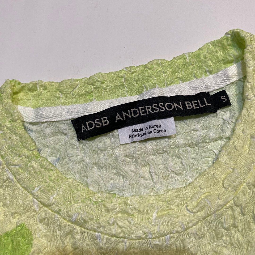 ANDERSON BELL SS24 JENNY SPRAYED SHIRT (Category: Shirts) located in Victorias. Submitted by preluxe_ph (Listing ID 1368524437, Image 3). Description: Tagged size: S Width: 16" Length: 18" .