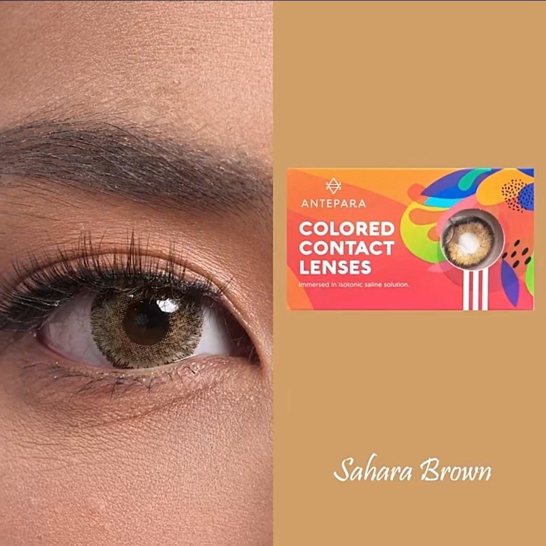 Antepara Colored Lenses (Sahara Brown) (Category: Accessory Holder, Box & Organizers) located in Quezon City. Submitted by abby_de (Listing ID 1368444693, Image 2). Description: 🌸 Antepara Colored Lenses (Sahara Brown) 🌸 ⤷ SRP: ₱249 | Selling it for ₱140. Bought in Ideal Vision. ⤷ Expiration date: 03/2027. ⤷ Products are thoroughly sanitized upon posting. ⋆ 𐙚 ̊. 𖤣.𖥧.𖡼.⚘ 𝒓𝒆𝒎𝒊𝒏𝒅𝒆𝒓𝒔: ↳ Items are available as long as they're posted. ↳ 