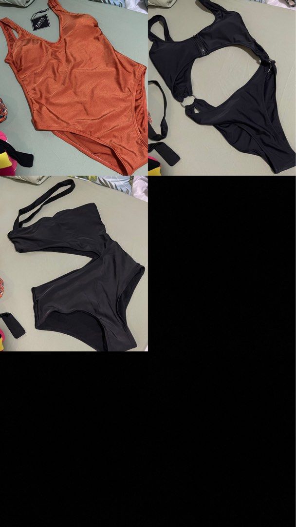ASSORTED SWIMSUITS BIKINI ONE PIECE TWO PIECE SMALL (Category: Bikinis & Swimsuits) located in Valenzuela. Submitted by cjdecluttersss (Listing ID 1368542395, Image 3). Description: • TAKE ALL FOR ₱1500 • MOST SMALL SIZE • Blue stripes & black tube one piece - medium • PM ME FOR DETAILED PICS • USED ONCE AND OTHERS STILL NEW • RFS/ hindi na po kasya sakin di ko na rin nagamit yung iba. Gained weight huhu 😭☹️ .