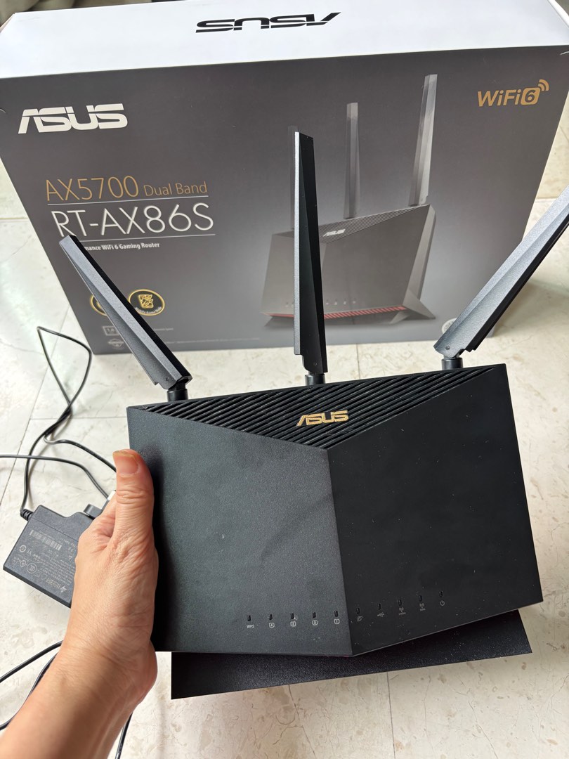 ASUS gaming Router RT-AX86S, Computers & Tech, Office & Business ...