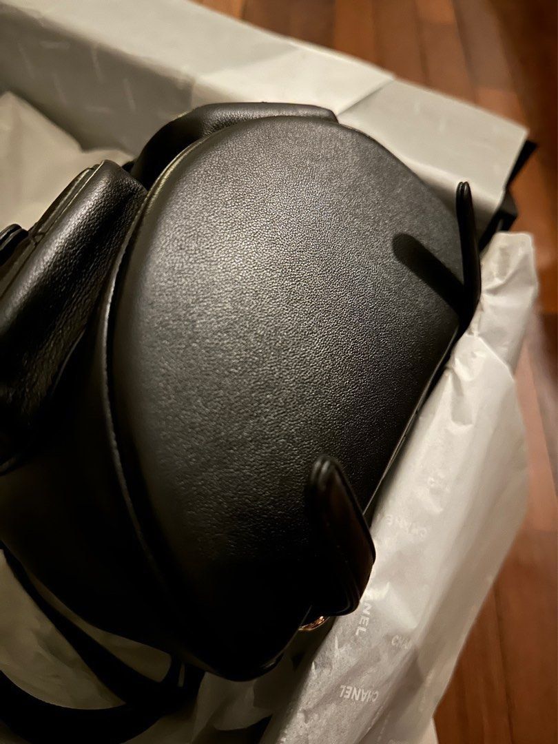 Authentic Chanel 23A Duma Backpack Small (Category: Luxury Bags & Wallets) located in Quezon City. Submitted by breakmyfashion (Listing ID 1368517805, Image 3). Description: Dimensions: 20.5 x 20 x 11.5 cm Material: Calfskin .