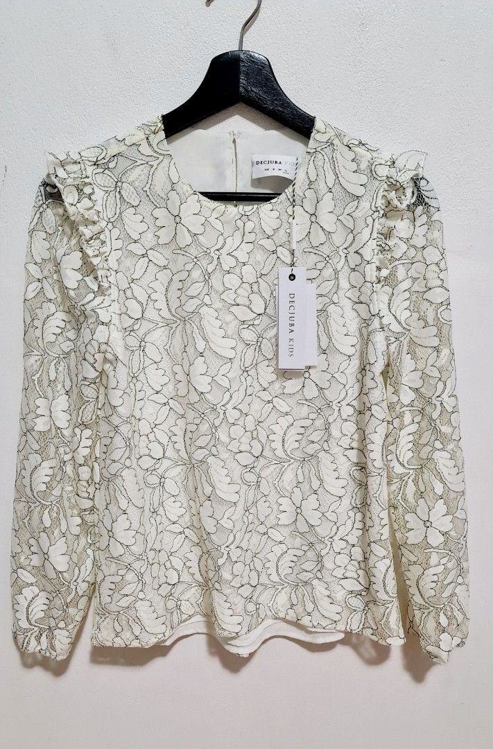 Brand New Decjuba Kids Lori Lace Blouse(New with Tags) (Category: Girl's Apparel) located in Sydney. Submitted by desirably (Listing ID 1368552699, Image 2). Description: Brand New Decjuba Kids Lori Lace Blouse(Size L, colour Ivory) for $20(RRP $59.95). Brand new with tags. Pick up from Marrickville. Pls feel free to check out my other listings..