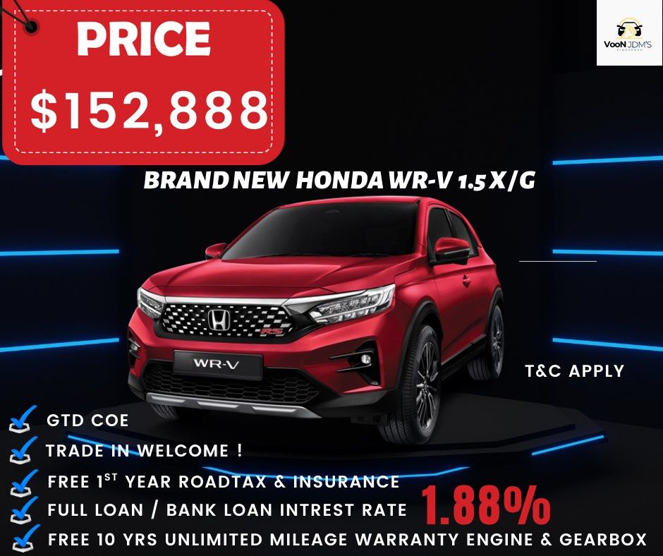 Brand New Honda WR-V For sale62885348239489117