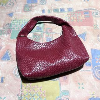 Burgundy Hobo Bag