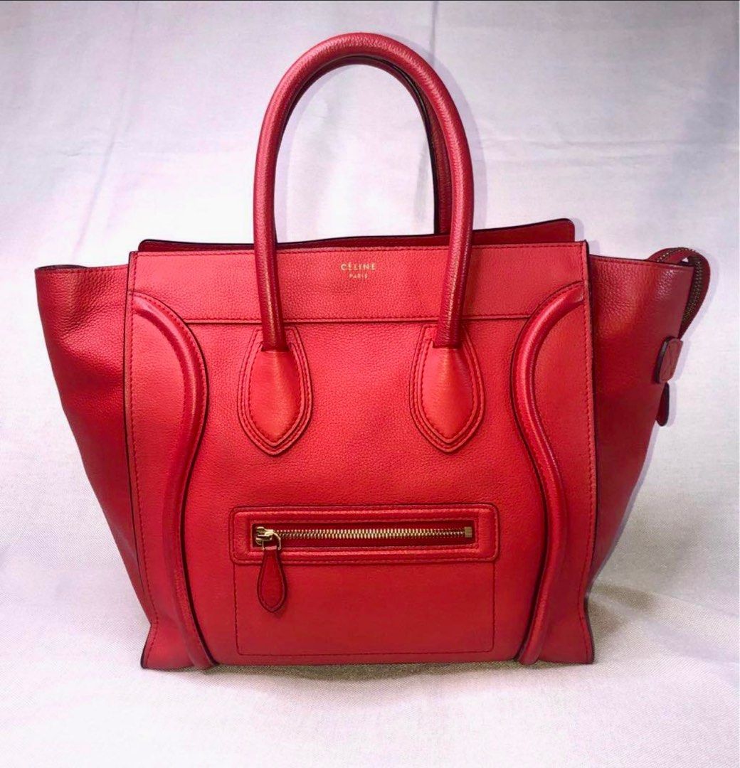 Celine Micro Luggage (Category: Luxury Bags & Wallets) located in Manila. Submitted by frommyclosettoyours016 (Listing ID 1368409674, Image 1). Description: 💯 Authentic Personal item Comes with dust bag and cards Negotiable READ‼️ For items sold for 15K and above, I accept returns subject to the following conditions: - buyer books and pays for delivery via Grab or Lalamove - If you’re not happy with the purchase, item should be on the way back t