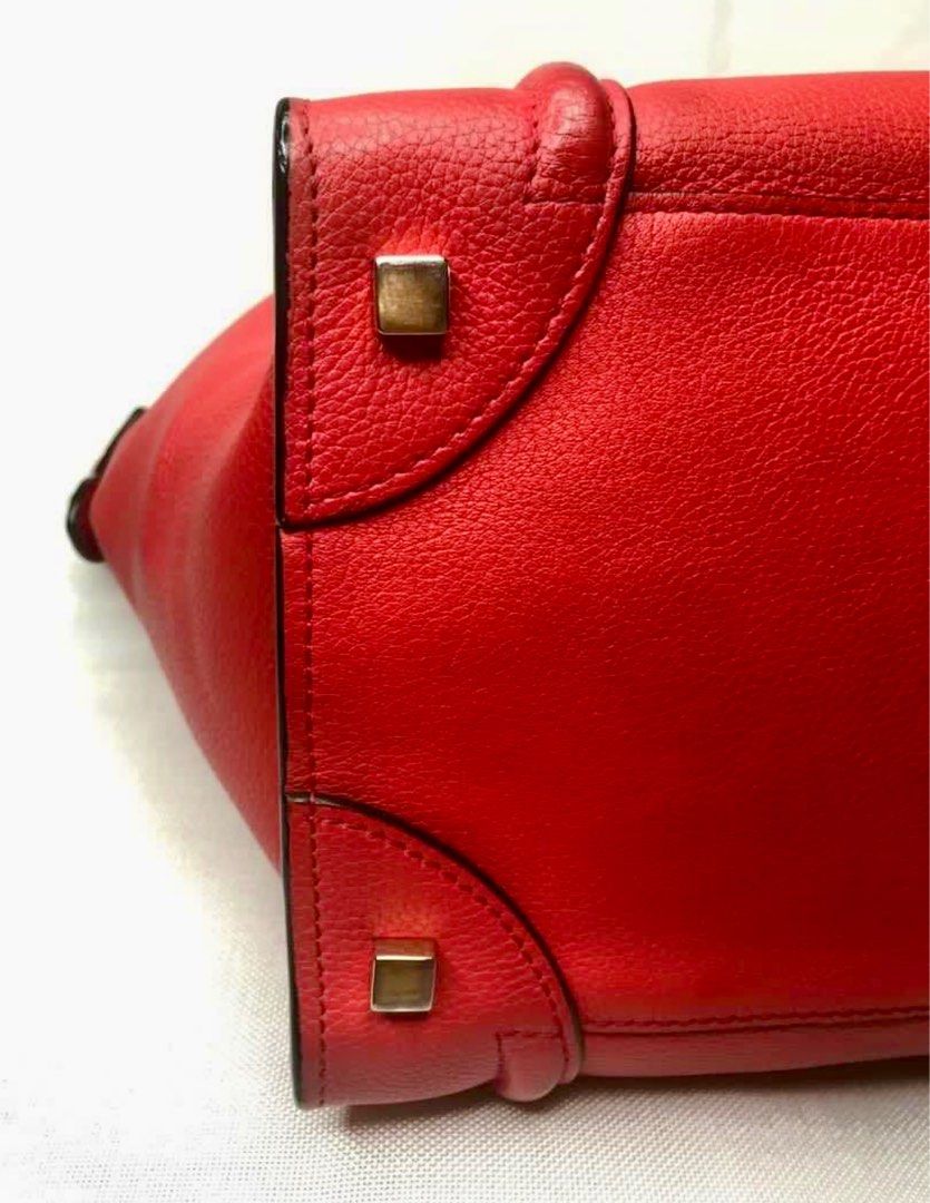 Celine Micro Luggage (Category: Luxury Bags & Wallets) located in Manila. Submitted by frommyclosettoyours016 (Listing ID 1368409674, Image 3). Description: 💯 Authentic Personal item Comes with dust bag and cards Negotiable READ‼️ For items sold for 15K and above, I accept returns subject to the following conditions: - buyer books and pays for delivery via Grab or Lalamove - If you’re not happy with the purchase, item should be on the way back t
