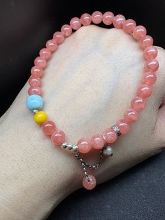 DIY Labradorite + Amber + Ice Jade Rhodochrosite63007746648195110
