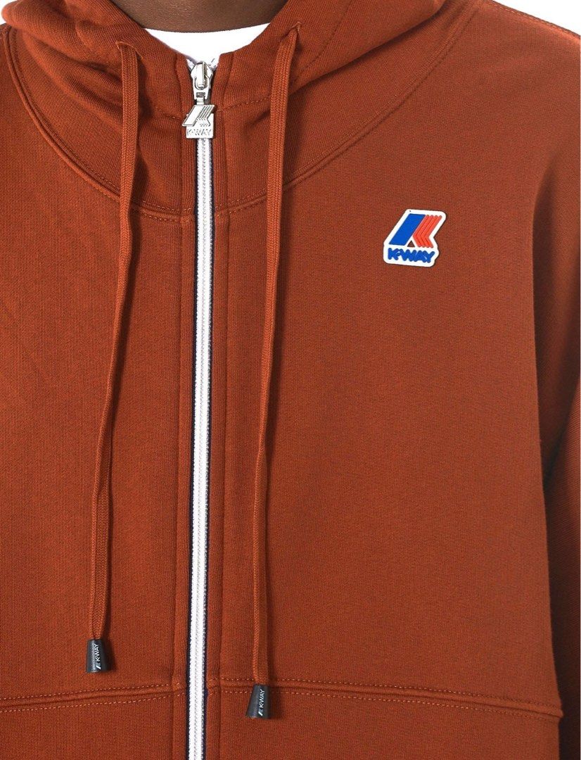 Faith Connexion Jacket (Category: Coats, Jackets and Outerwear) located in Manila. Submitted by andycarts (Listing ID 1368436850, Image 2). Description: Faith Connexion x K-Way@ hooded sweatshirt, tonal drawstrings, K-Way® emblem at breast, front two-way zip closure, side zipped welt pockets, lace-up rib detailing, rib-knit trim, straight hem, tonal stitching. !bought in South Korea !condition: 9.5/10 !barely used !rfs: decluttering !mop: cash or