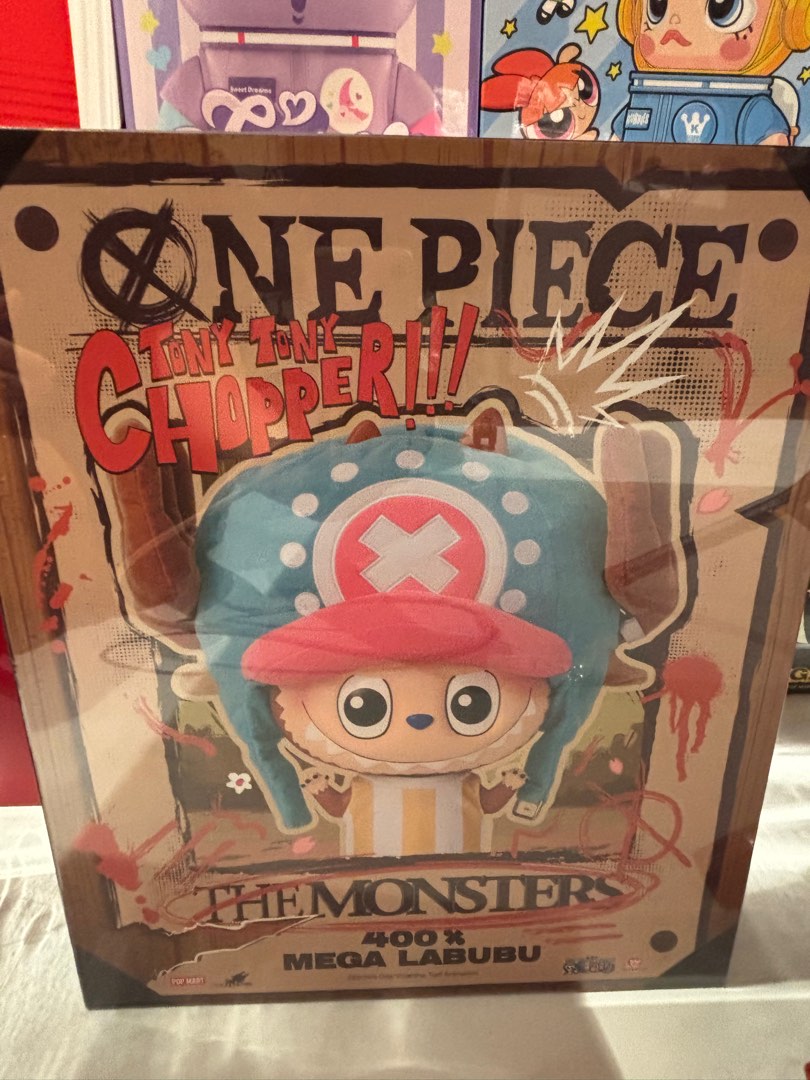 Instock Mega Labubu 400 Tony Tony Chopper Pop Mart Hobbies Toys Instock Mega Labubu 400 Tony T 1746950547 75344377