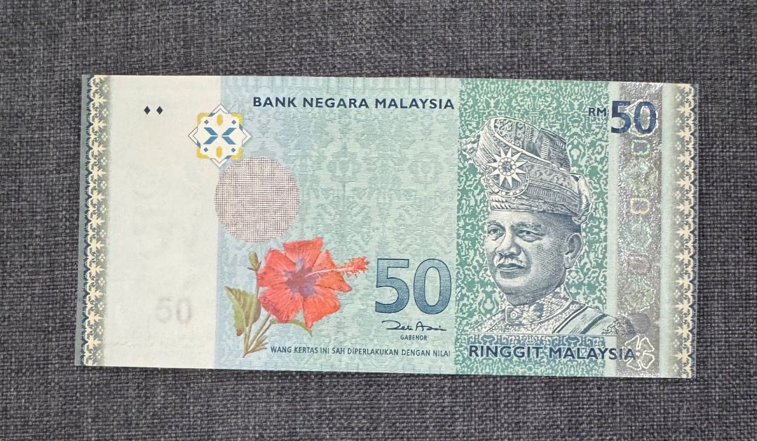 Malaysia bank note RM50 merdeka 50th logo, Hobbies & Toys, Collectibles ...