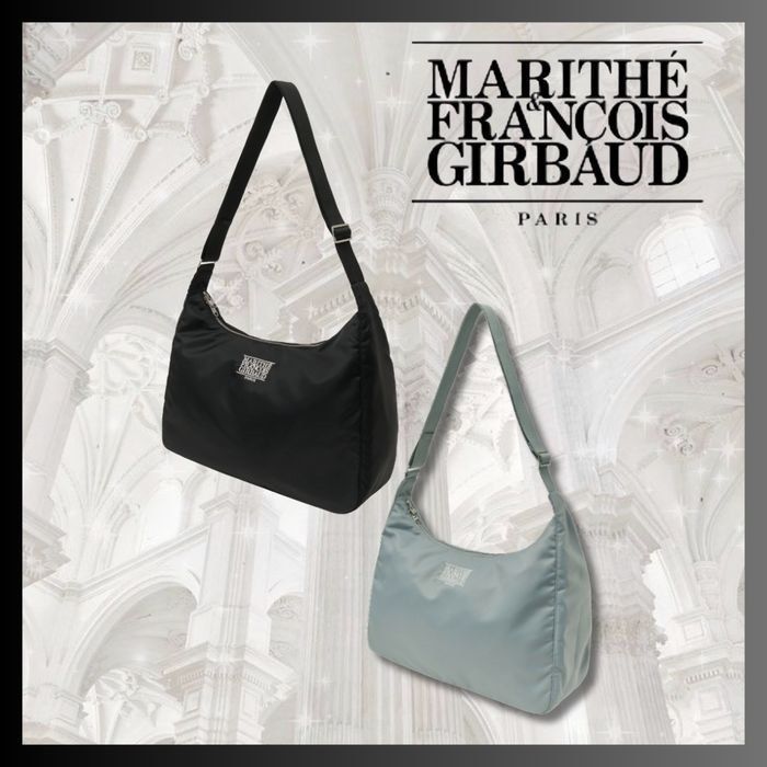 バッグ・カバンその他 Marithe + Francois Girbaud CLASSIC LOGO NYLON CROSS BAG blac ♥MARITHE ♥CLASSIC LOGO NYLON CROSS BAG (Marithe + Francois