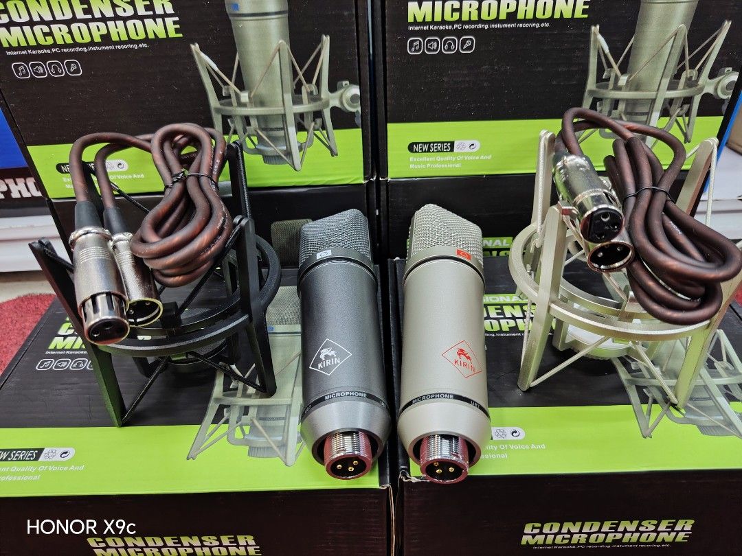 MICROPHONE CONDENSER 48V & 5V (Category: Microphones) located in Manila. Submitted by cardenasjo02934 (Listing ID 1368448865, Image 2). Description: original and high vocal Kirin mic condenser 48v & 5v.