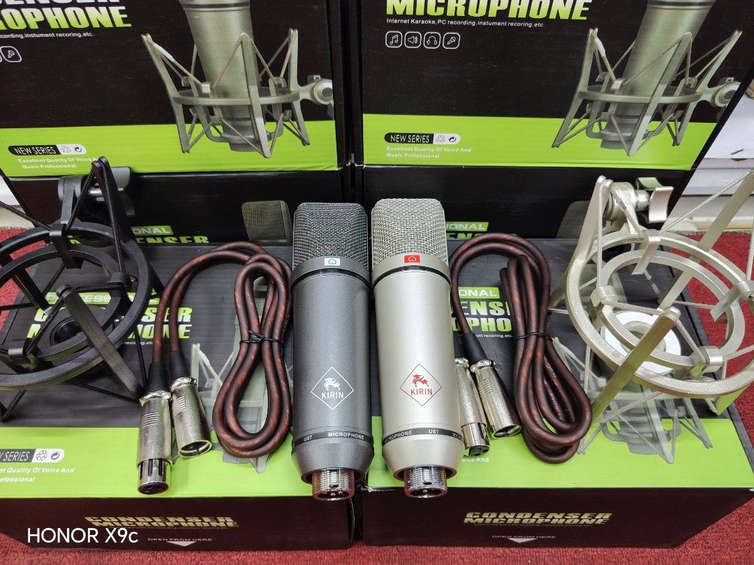 MICROPHONE CONDENSER 48V & 5V (Category: Microphones) located in Manila. Submitted by cardenasjo02934 (Listing ID 1368448865, Image 3). Description: original and high vocal Kirin mic condenser 48v & 5v.