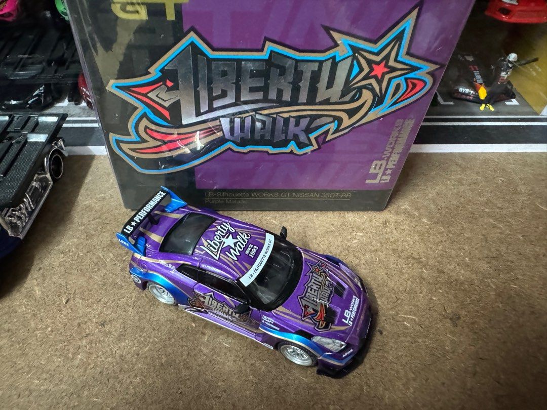MiniGT r35 LBWK purple, Hobbies & Toys, Toys & Games on Carousell