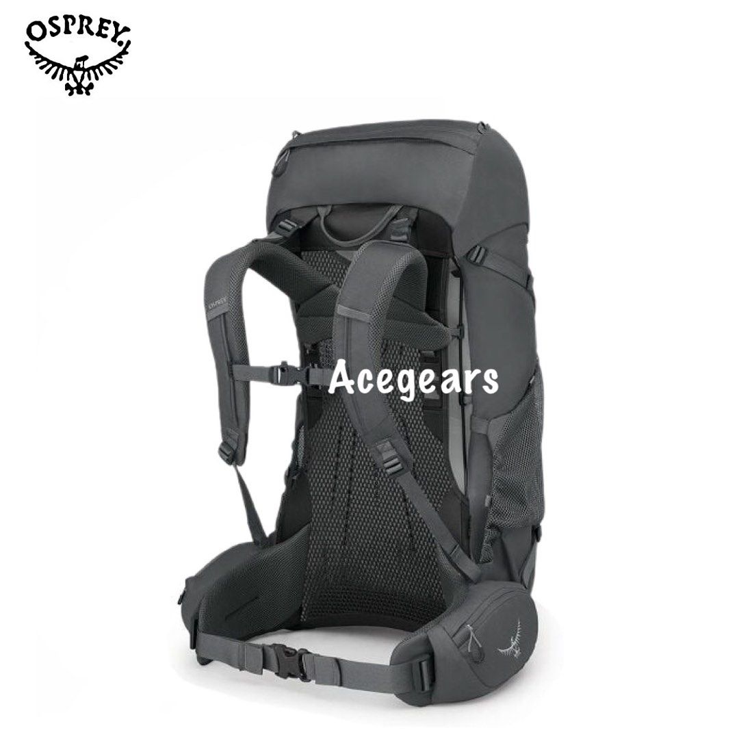 OSPREY ROOK 50L BACKPACKING | HIKING BAG | TREKKING | O/S COLOR : DARK ...