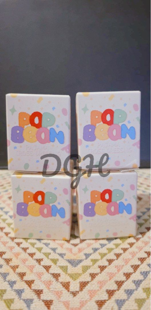 Popmart Popbean (Category: Designer & Blind Box Toys) located in Binan City. Submitted by woniebleps (Listing ID 1368539749, Image 1). Description: 💌 Please read below: Can do reservation with minimal dp. Popbean Pajama Cross Dressing Series with Acrylic Box. These are all unsealed. Available: - Sweetbean (2x) - Zsiga (Dog) - Pucky LP: ₱200 if getting now. Can give discount if getting all. MOD; J&T / SDD.