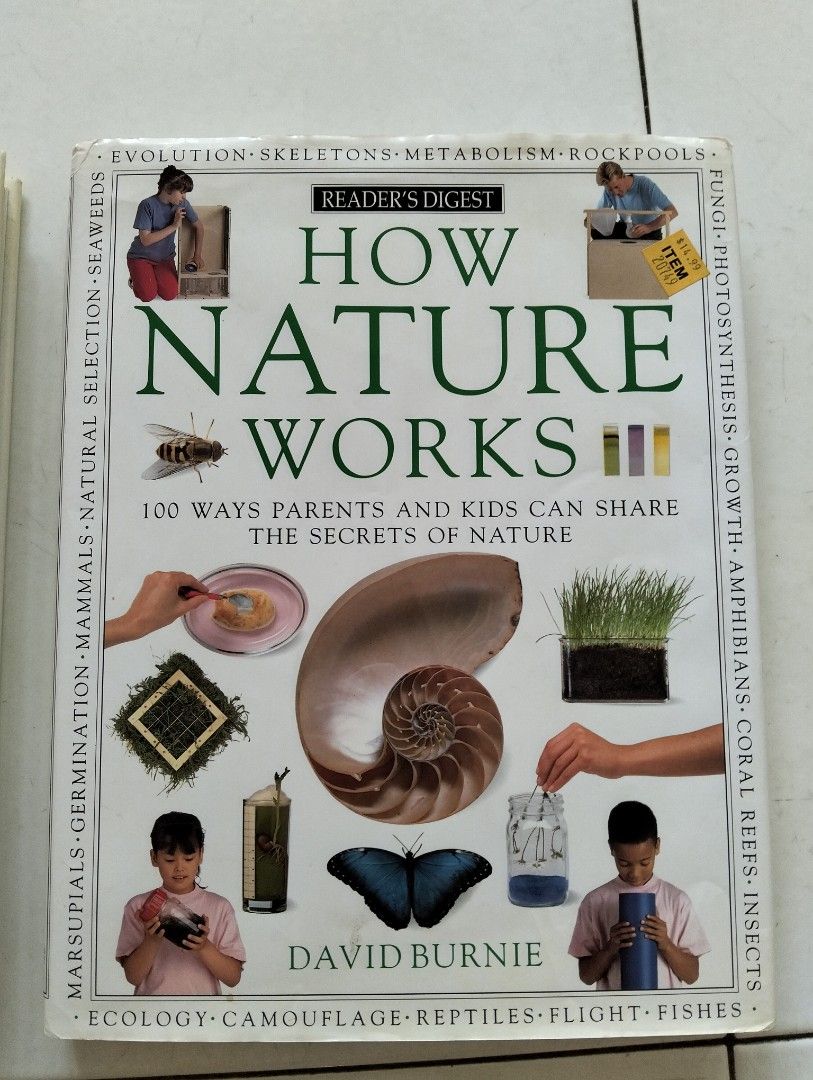 Reader's Digest Encyclopedia (Category: Children's Books) located in Singapore. Submitted by pjcsc (Listing ID 1368464347, Image 1). Description: - How Science Works by Judith Hann - How Nature Works by David Burnie - Size: 29cm * 22cm * 2cm - $15 for each book.