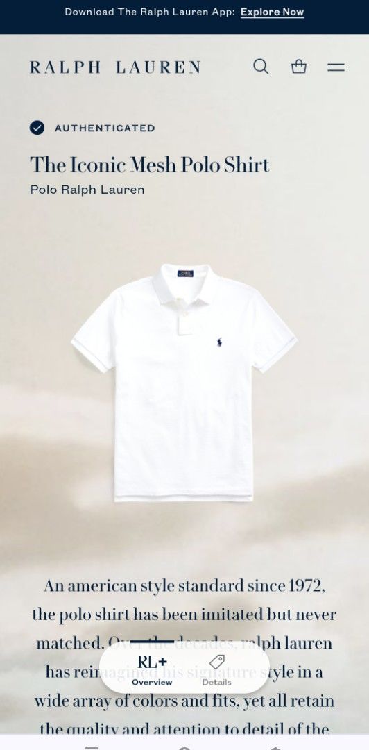 RL POLO SHIRT (Category: Tshirts & Polo Shirts ) located in Cebu City. Submitted by markmeta213 (Listing ID 1368493245, Image 1). Description: SIZE: XL ON TAG DIMES: 24/30 CONDITION: 10/10 COLOR RATE: 10/10 BRAND NEW CONDITION WITH WORKING QR CODE ORIGINAL PRICE AT STORE IS 8K.