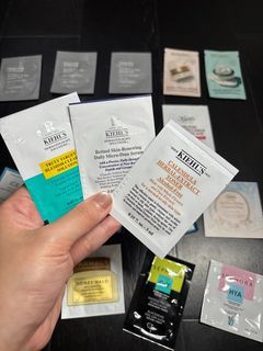 Sephora Kiehl’s Paula’s Choice Sunday Riley Skincare Sachets toner serums