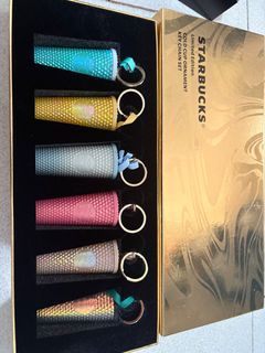STARBUCKS COLD ORNAMENT KEY CHAIN SET