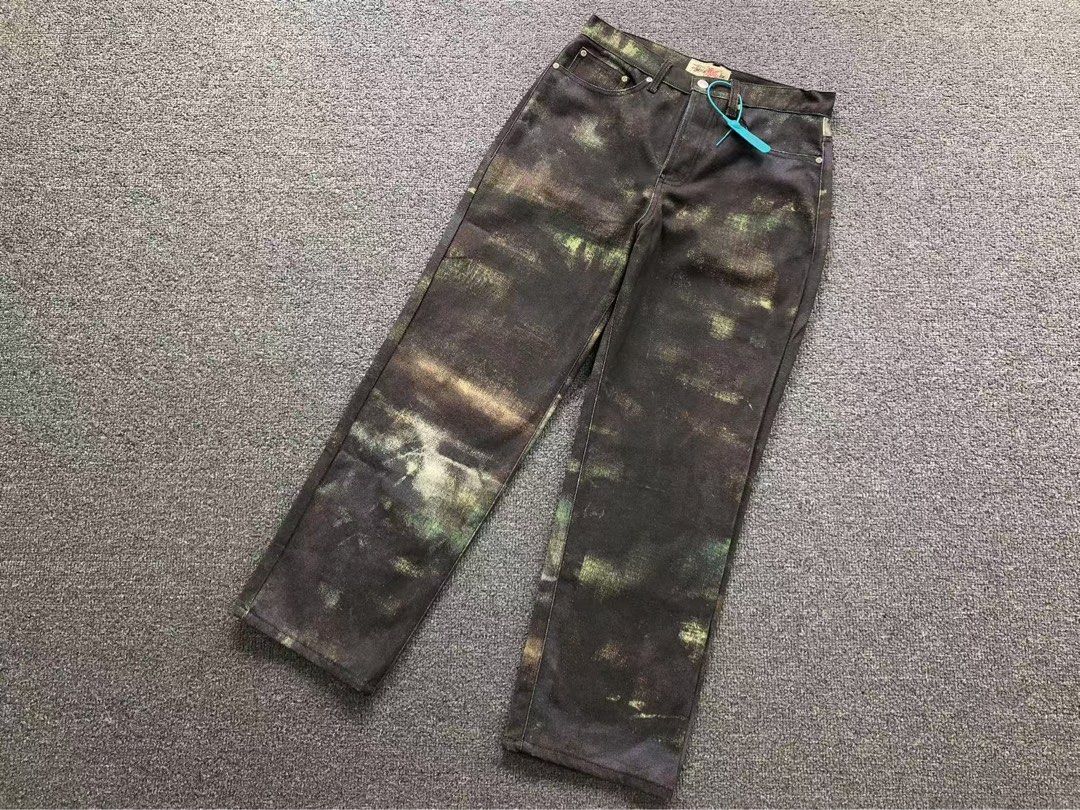 Stussy Big Ol' Stenpat Camo Jean Fortine Jeans, 男裝, 褲＆半截裙