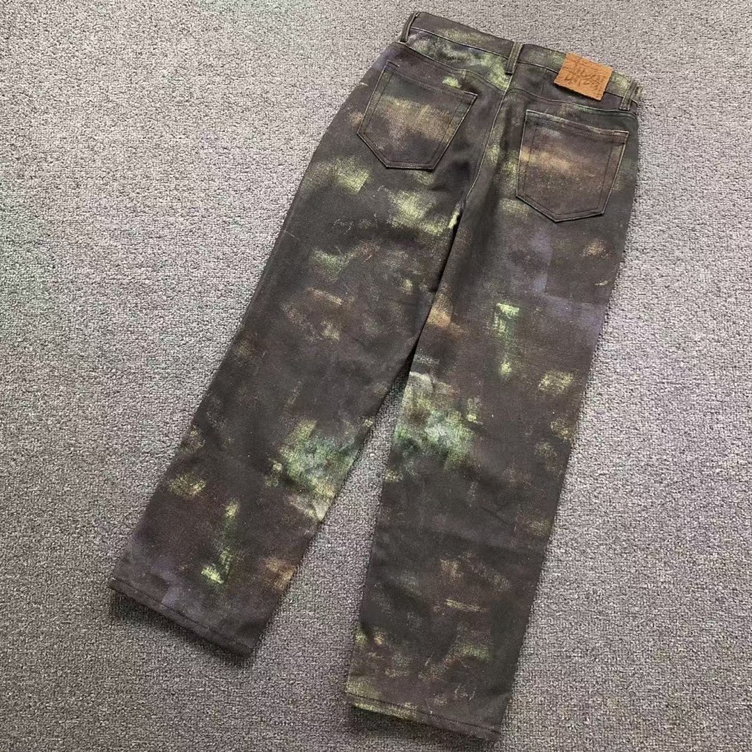 パンツ stussy BIG OL JEAN STENPAT CAMO FORTINE Stussy Big Ol' Stenpat Camo Jeans | eBay