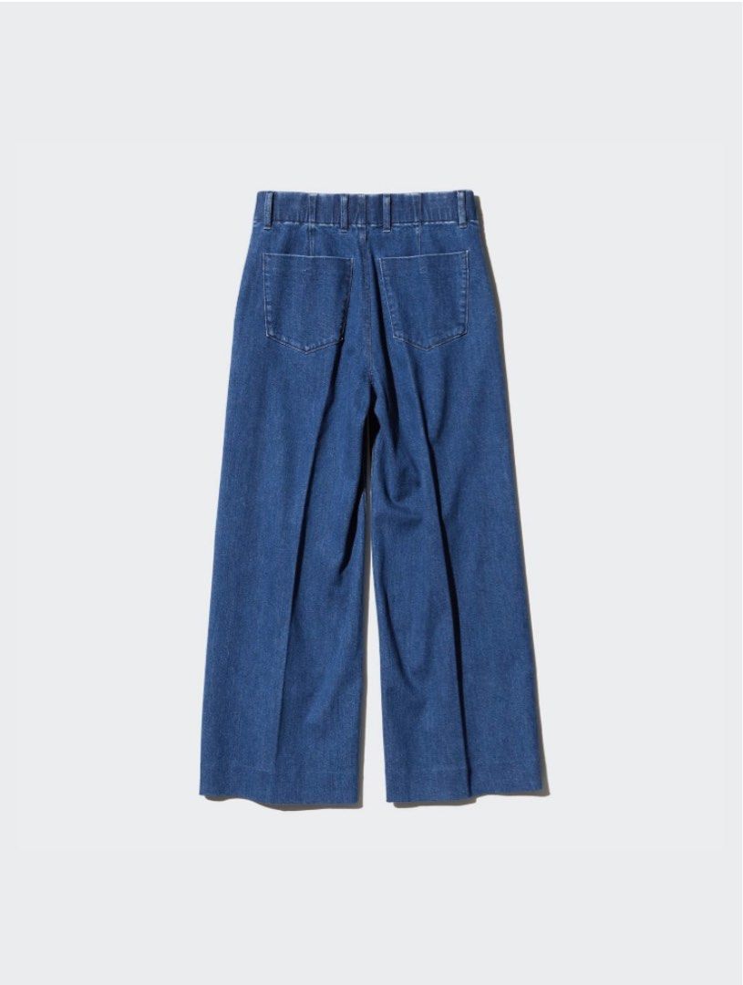 Uniqlo Wide Trouser Jeans (Category: Jeans) located in Manila. Submitted by vimcorpuz (Listing ID 1368480115, Image 3). Description: Uniqlo Wide Trouser Jeans - fits 27-29 - used once - nice fit and comfortable!! - bought for 1990 at uniqlo sm north.
