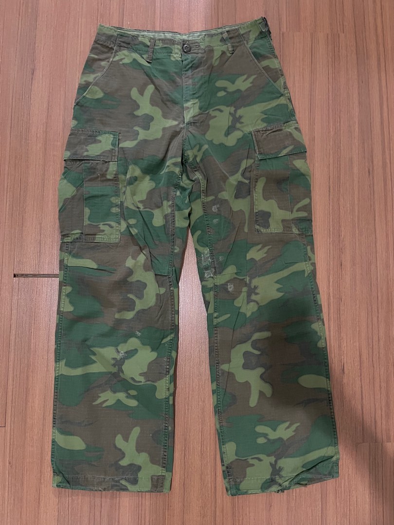VINTAGE 70s ERDL RIPSTOP POPLIN JUNGLE FATIGUE VIETNAM WAR, Men's ...