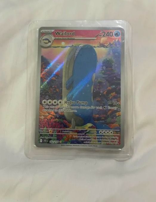 Wailord 162/159 - Pokémon Extended Artwork Display Case - Foto 6