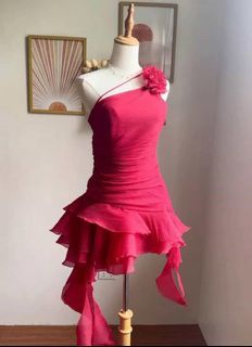 Whoopy Clothing Red Contessa Cocktail Party Dress
