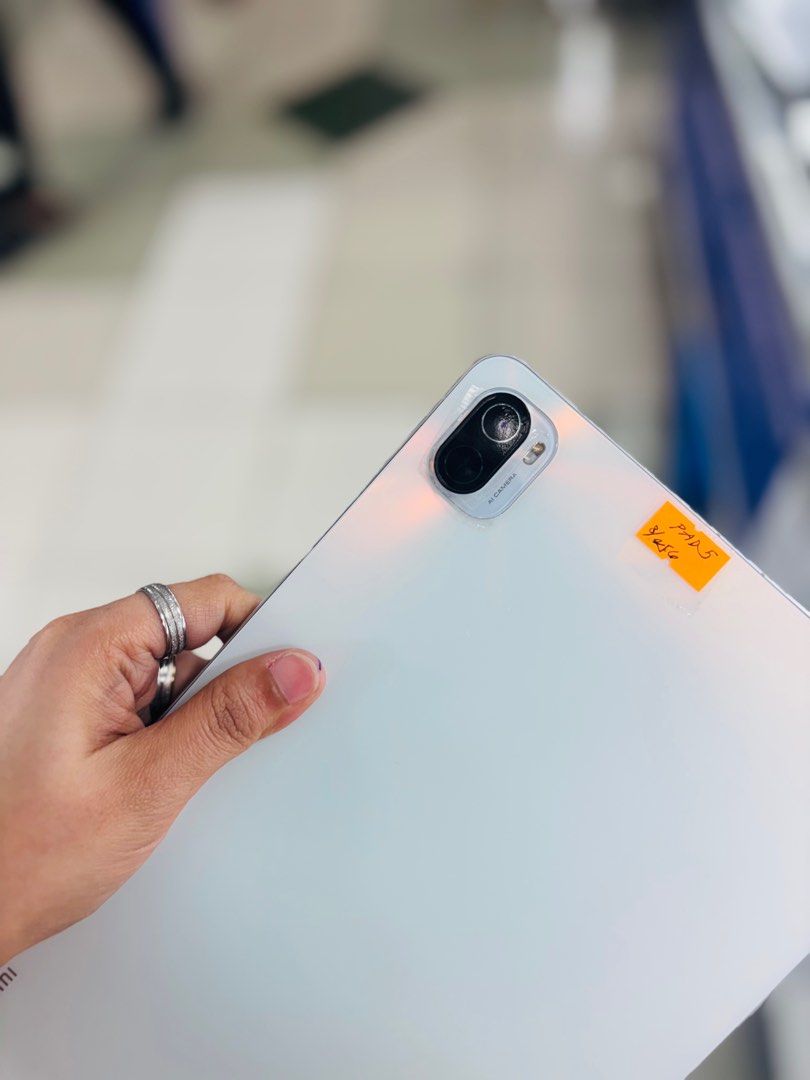 Xiaomi Pad 5 256GB Wifi only no issues 99% smooth UNIT only (Category: Android) located in San Juan City. Submitted by najihahtelecomshop2018 (Listing ID 1368559737, Image 3). Description: Legit Store | Original unit FOR SALE | TRADE / SWAP ▫️INSTALLMENT thru: 🔸Credit Card (straight / installment) 🔸Ggives / Gcredit + 6% interest 🔸Spay Later + 6% interest (RFS: Buy and Sell any kinds of Gadgets) Description: Xiaomi Pad 5 256GB ( other GB are al