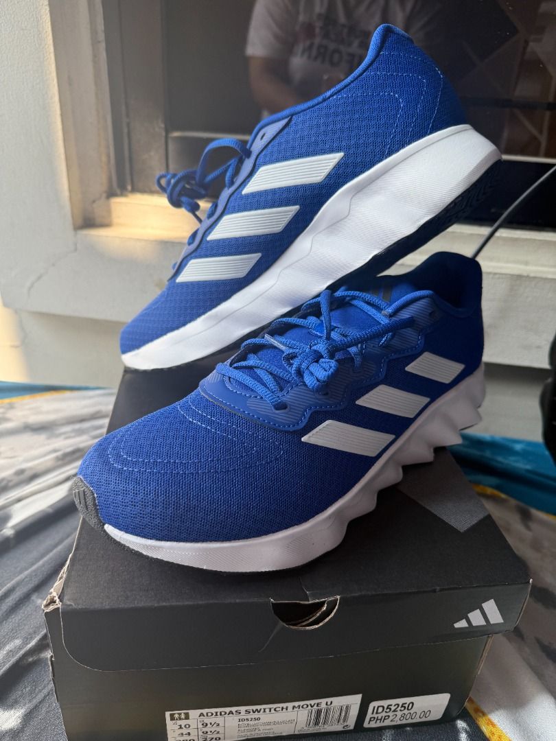 2025003 Original Adidas Switch Move U mens 10 (Category: Sneakers & Footwear) located in Rizal. Submitted by candysturtles (Listing ID 1368588149, Image 1). Description: LAST PRICE POSTED CLEARANCE SALE ALREADY UP TO 50% off STORE PRICE: 2,800 BRAND: Adidas Authentic / original CONDITION: Brand New with Box COLOR: blue CLOSURE: DESCRIPTION: Brand new with box FLAWS: None item is brand new with box Kindly refer to pics posted for detailed conditio