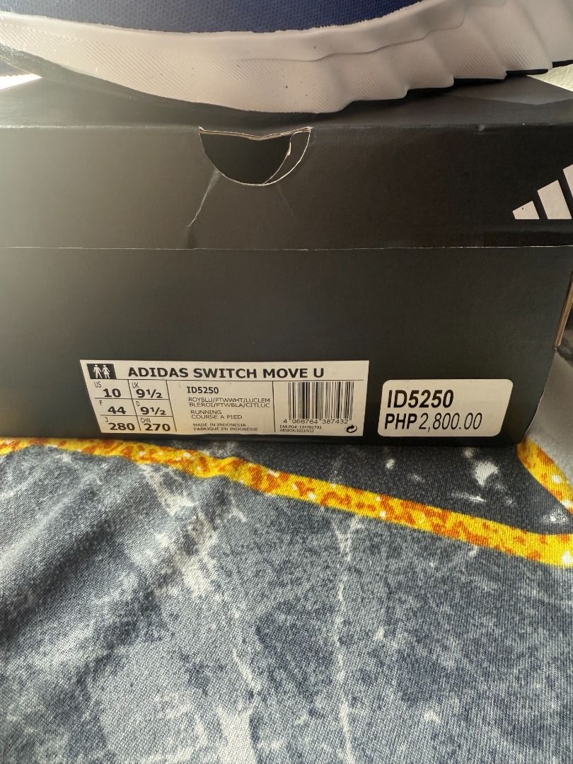 2025003 Original Adidas Switch Move U mens 10 (Category: Sneakers & Footwear) located in Rizal. Submitted by candysturtles (Listing ID 1368588149, Image 3). Description: LAST PRICE POSTED CLEARANCE SALE ALREADY UP TO 50% off STORE PRICE: 2,800 BRAND: Adidas Authentic / original CONDITION: Brand New with Box COLOR: blue CLOSURE: DESCRIPTION: Brand new with box FLAWS: None item is brand new with box Kindly refer to pics posted for detailed conditio
