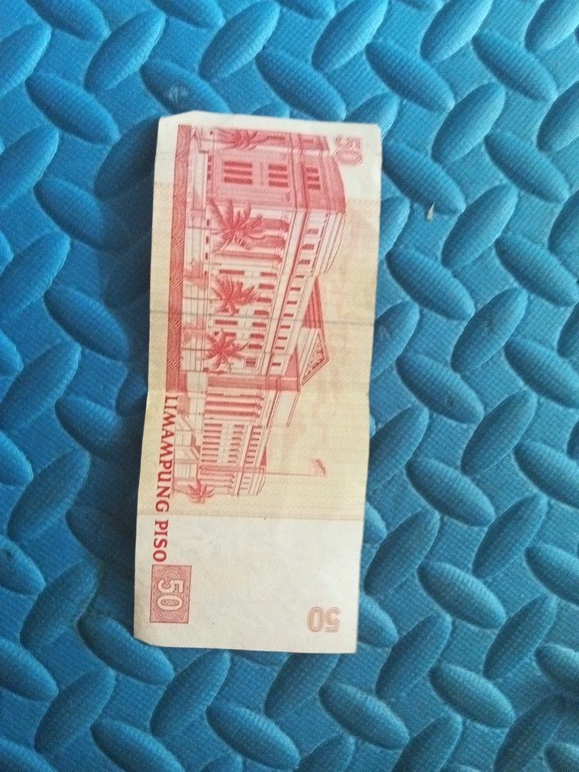 50-phil peso bill (Category: Currency) located in Manila. Submitted by kchingx (Listing ID 1368583611, Image 2). Description: one piece only.
