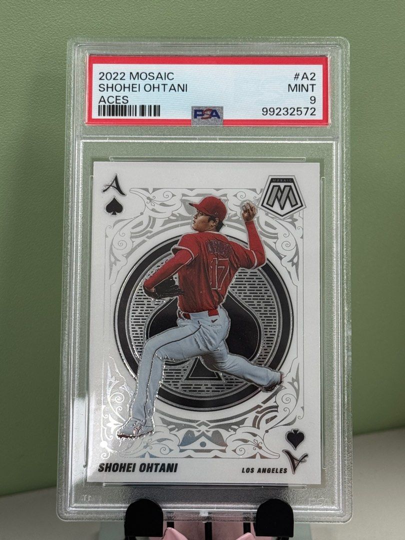 最新 2022 Panini Mosaic 大谷翔平 No.A-2 エース インサートカード プリズムパラレル Prizm 大谷翔平 2022 Panini Father\u0027s Day MLBカード 希少50枚限定大谷翔平