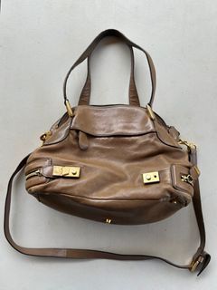 Chloe Calfskin Cary Zipped Shoulder
